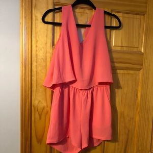 Tyche Romper Coral NWT